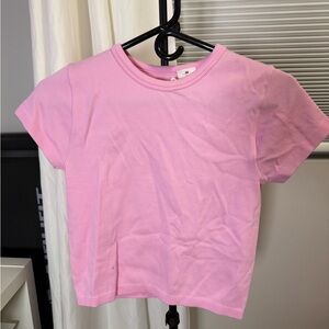 Gilly Hicks Light Pink Short Sleeve Tee